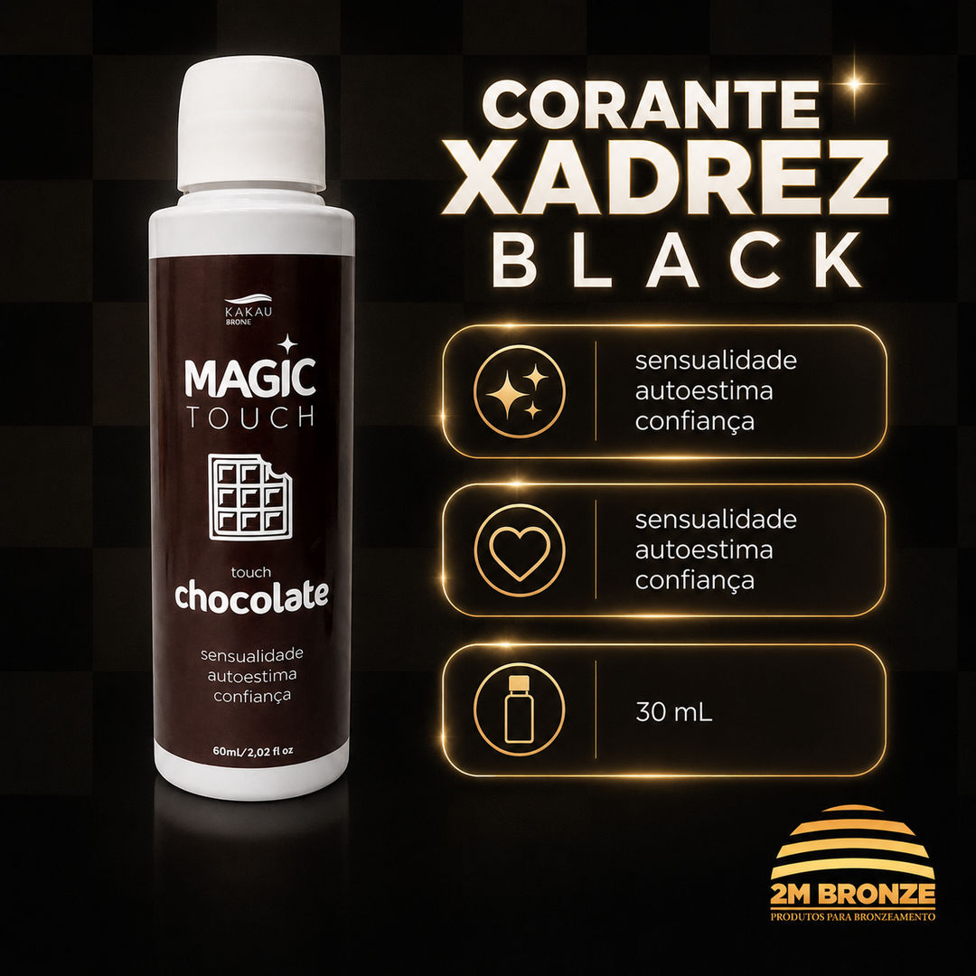 Kakau Bronze Corante Xadrez Black 30ml