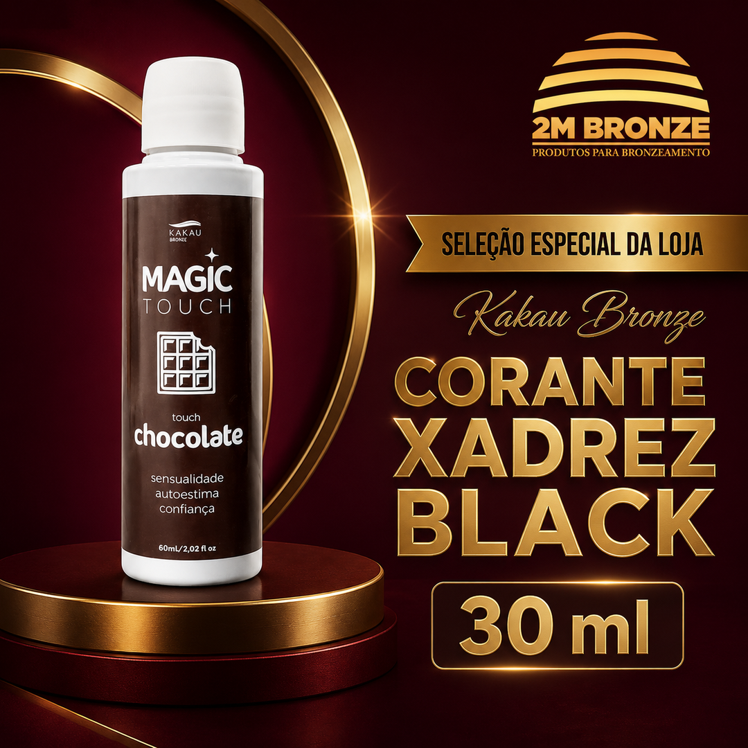 Kakau Bronze Corante Xadrez Black 30ml