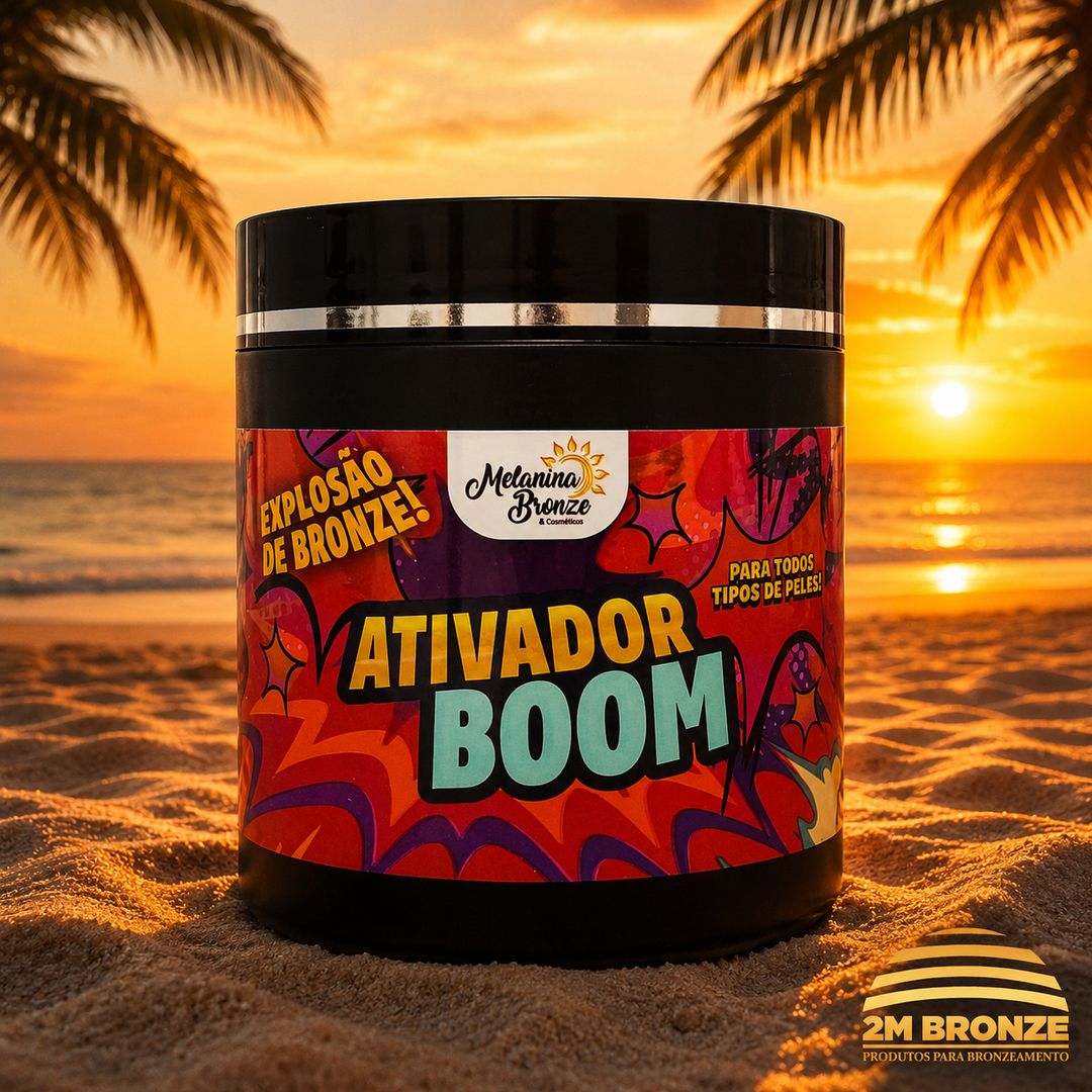 Melanina Bronze Ativador Boom 500g