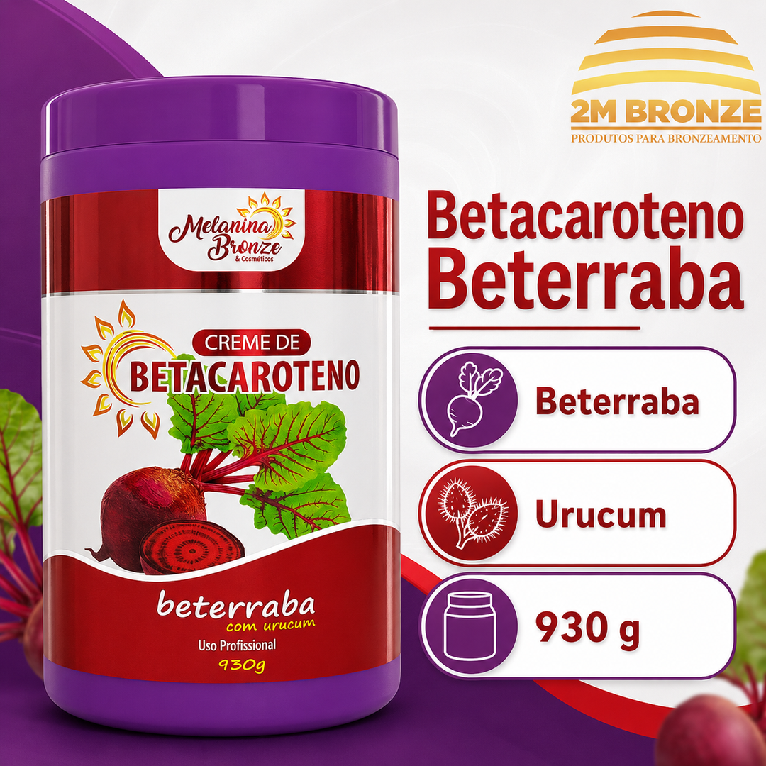 Melanina Bronze Creme Betacaroteno 930g
