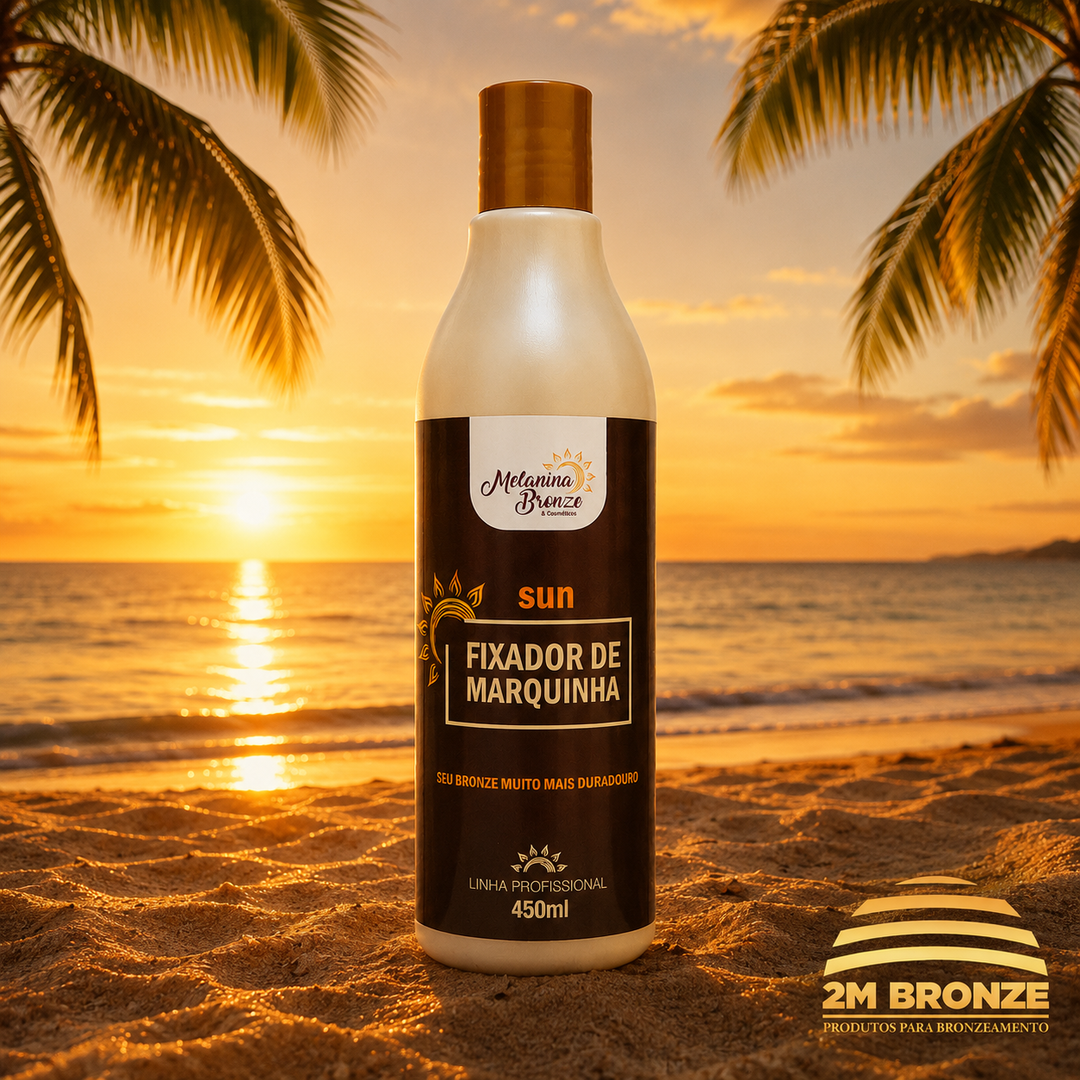 Melanina Bronze Fixador de Marquinha 450ml