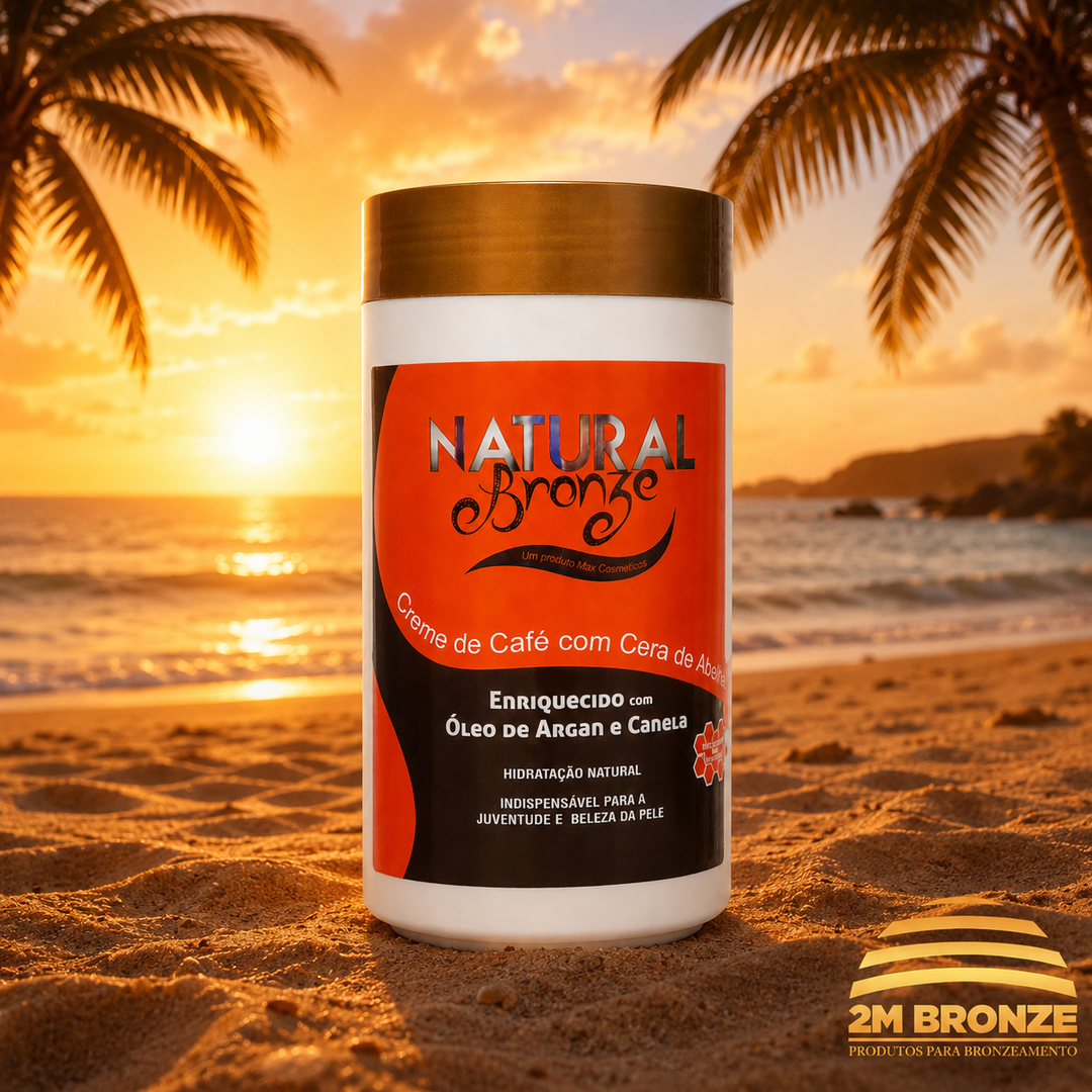 Natural Bronze Parafina Café com Cera de Abelha 1kg