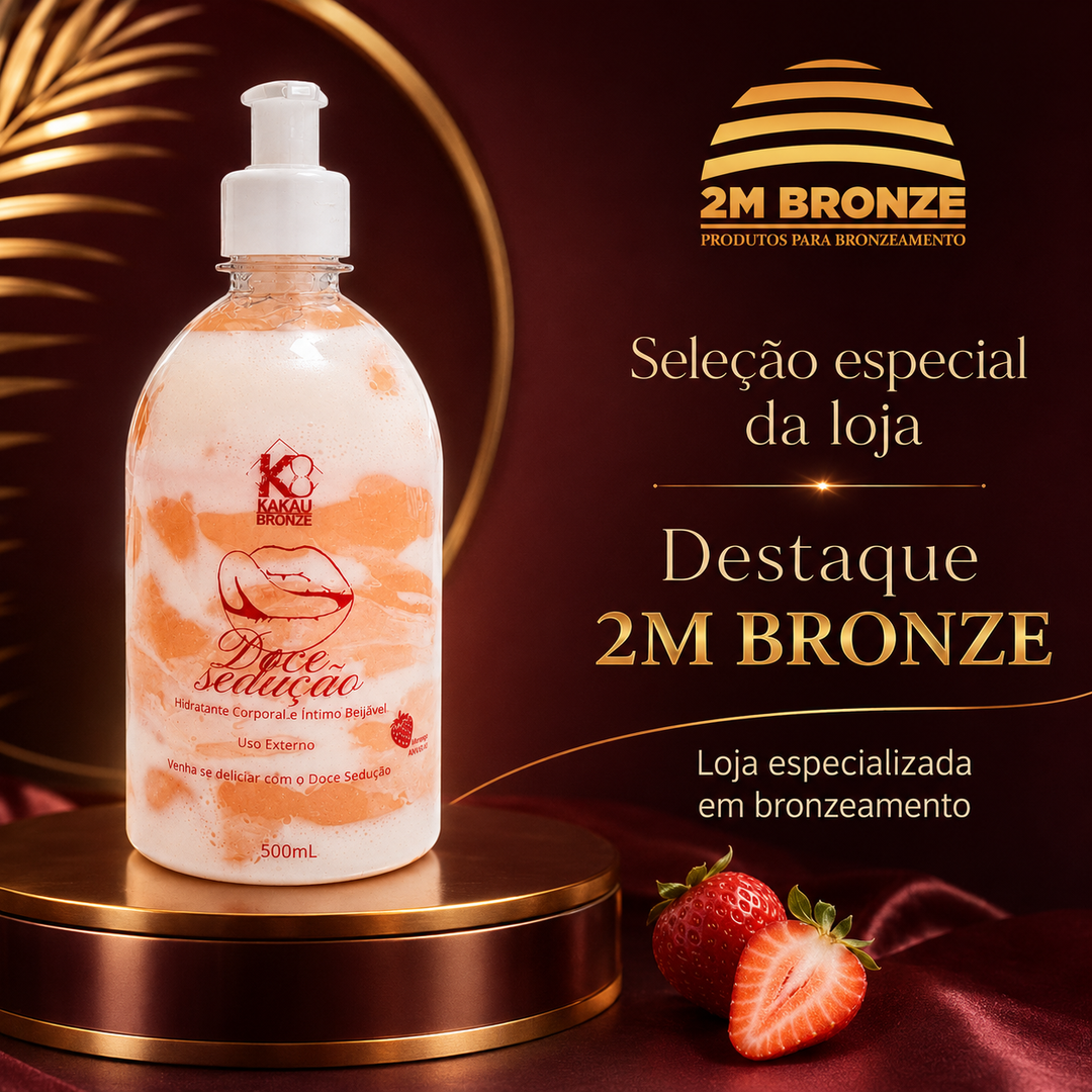 Kakau Bronze Doce Sedução Morango