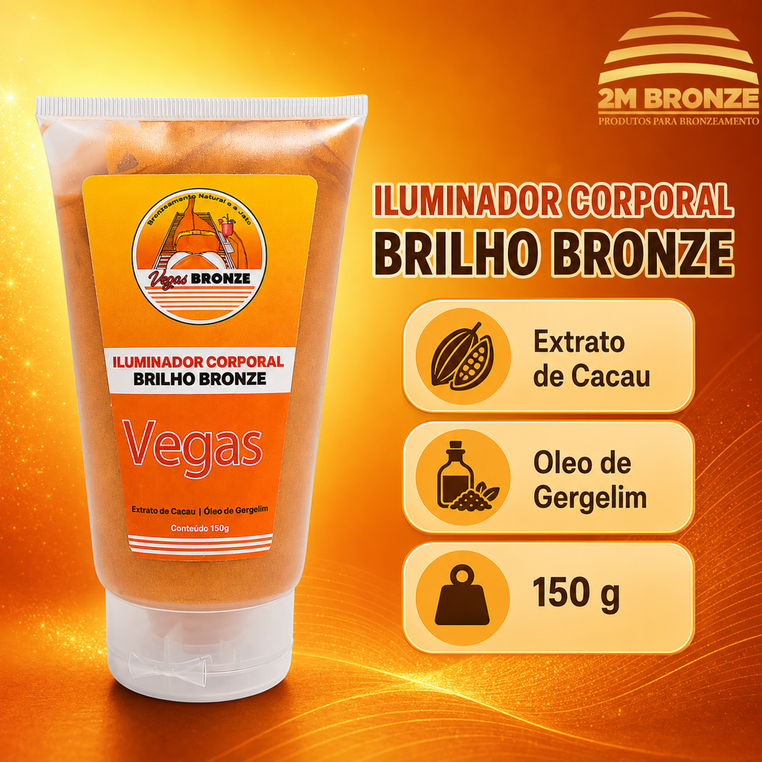 Vegas Bronze Iluminador Corporal 100ml