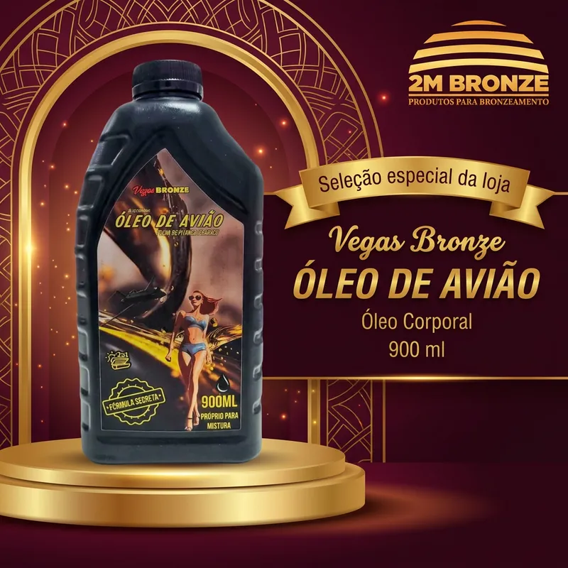 Vegas Bronze Óleo Corporal de Avião 900ml