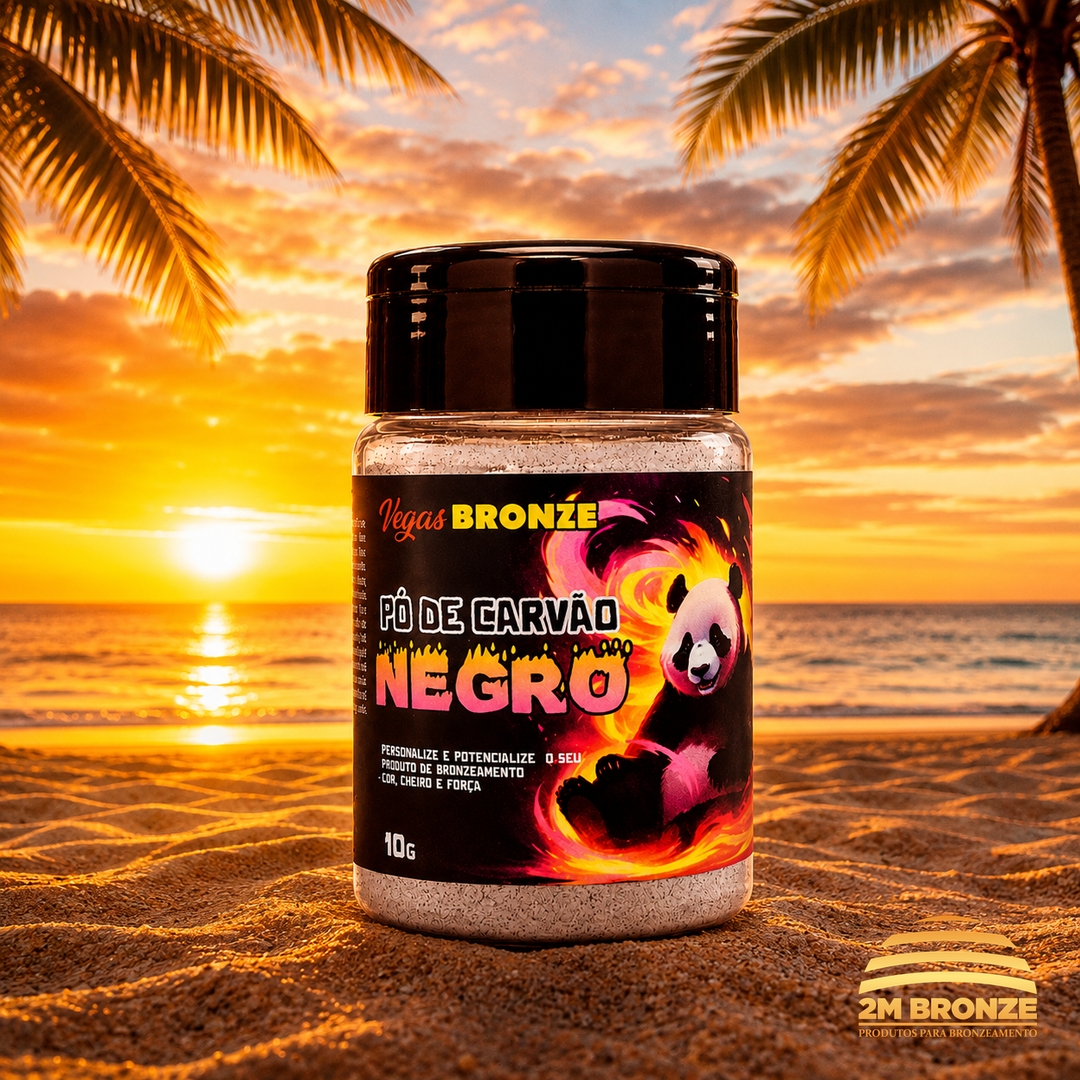 Vegas Bronze Pó Mágico Carvao Negro 10g