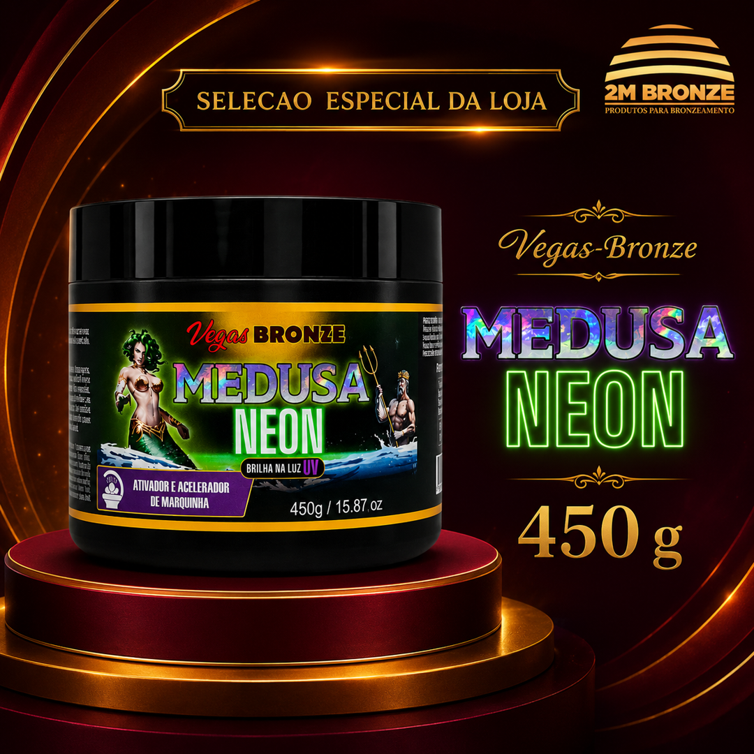 Vegas Bronze Ativador Medusa Neon 450g