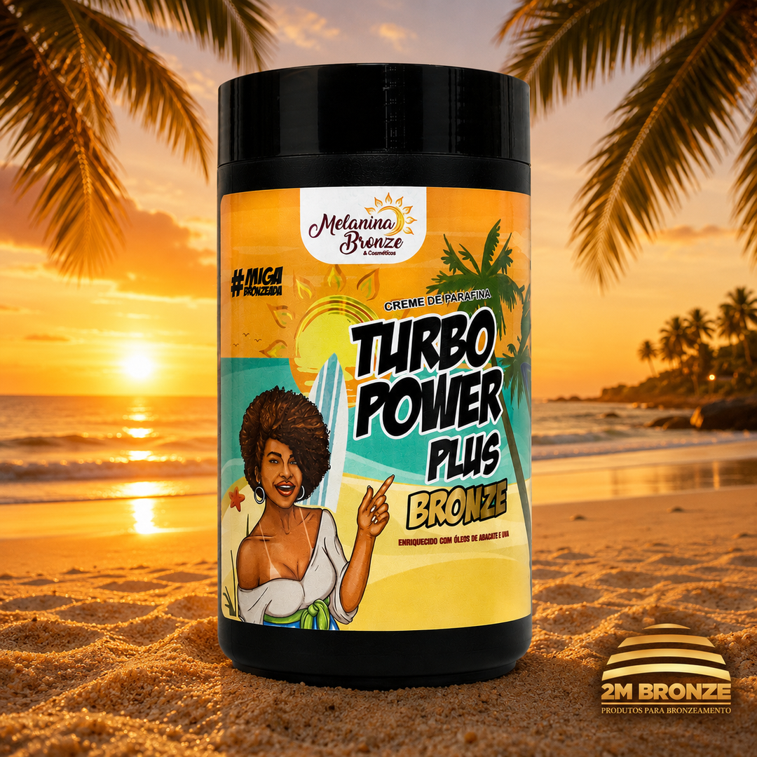 Melanina Bronze Turbo Power Plus Pele Negra 930g