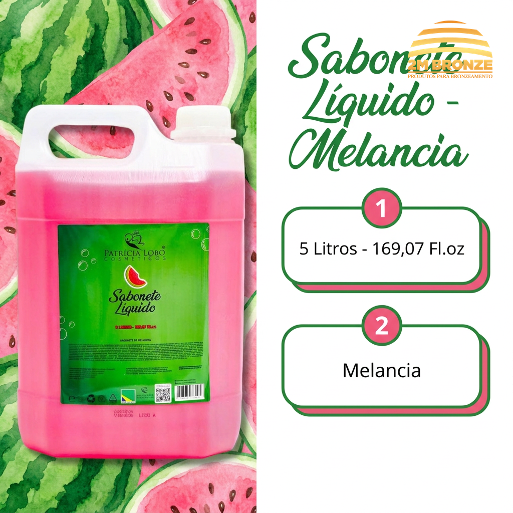 Patrícila Lobo Sabonete Líquido Melancia 900ml